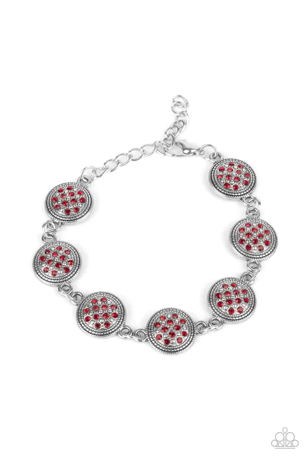 Bracelets Paparazzi Jewelry Paparazzi Bracelet By Royal Decree Red