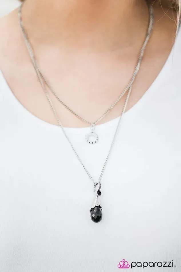 Necklaces Paparazzi Jewelry Paparazzi Necklace Top Gear Black