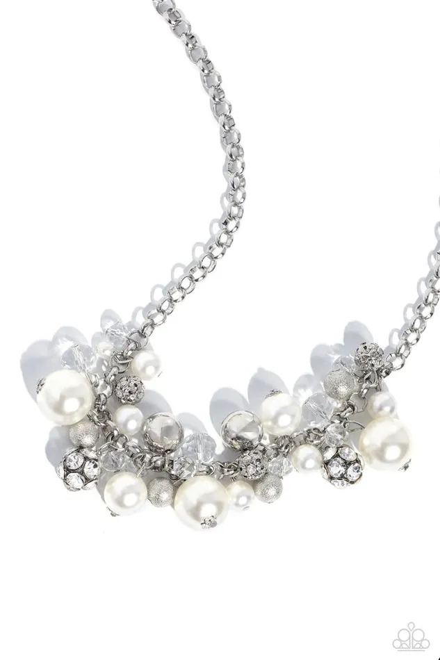 Necklaces Paparazzi Necklace Corporate Catwalk White Paparazzi Jewelry Necklaces Paparazzi Necklace Corporate Catwalk White Paparazzi Jewelry