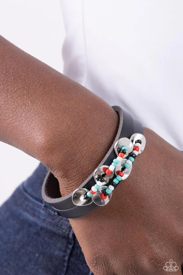 Paparazzi Jewelry Bracelets Paparazzi Bracelet Social Sashay Black
