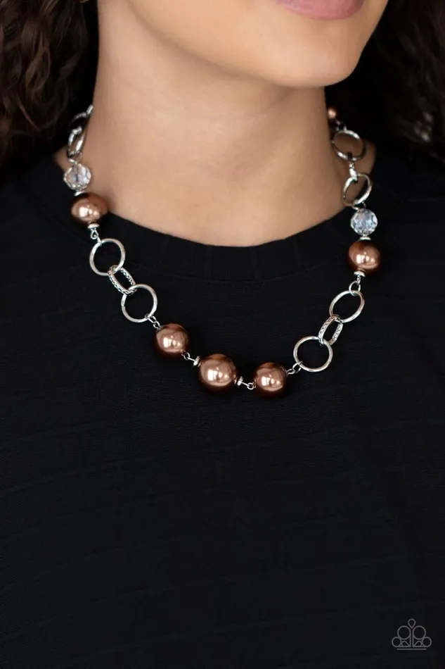 Paparazzi Jewelry Paparazzi Necklace New Age Novelty Brown Necklaces