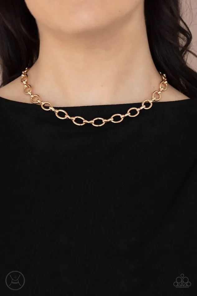 Paparazzi Necklace Craveable Couture Gold Paparazzi Jewelry Necklaces