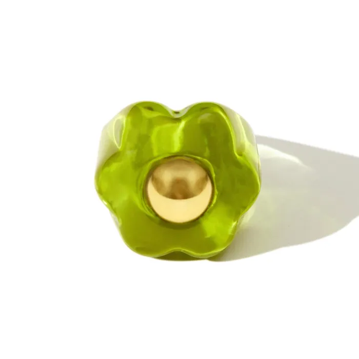 shopsnackbreak Rings Jelly Flower Ring in Blueberry