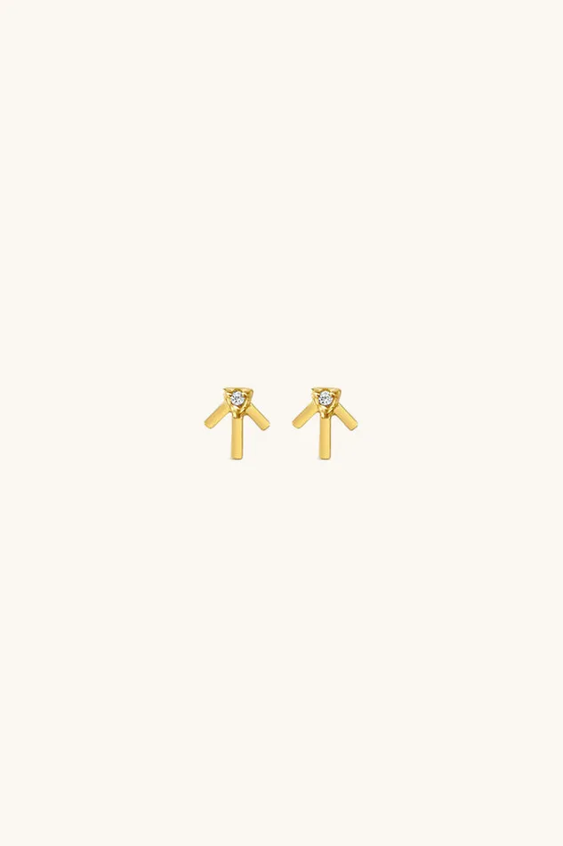 Sierra Winter Jewelry Prairie Star Earrings White Topaz Earrings