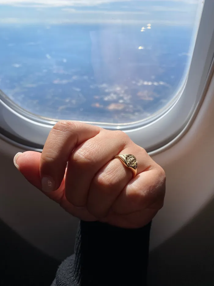 The Little Catholic Miraculous Medal Signet Ring in 14k Gold Rings