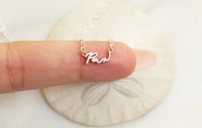 TheLittleCatholic Necklaces Pax Necklace in 925 Sterling Silver