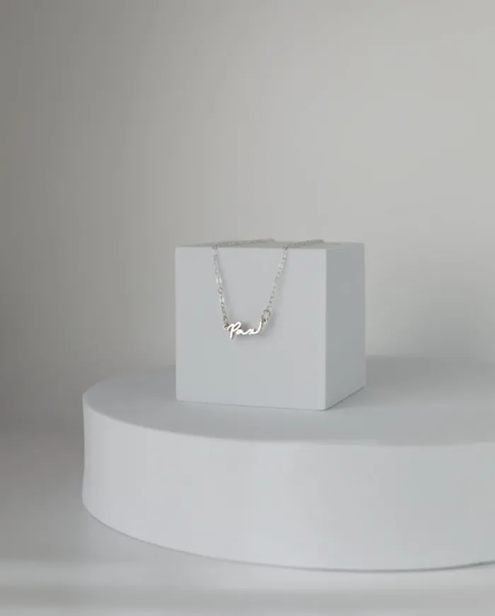 TheLittleCatholic Necklaces Pax Necklace in 925 Sterling Silver