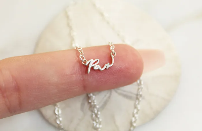 TheLittleCatholic Necklaces Pax Necklace in 925 Sterling Silver