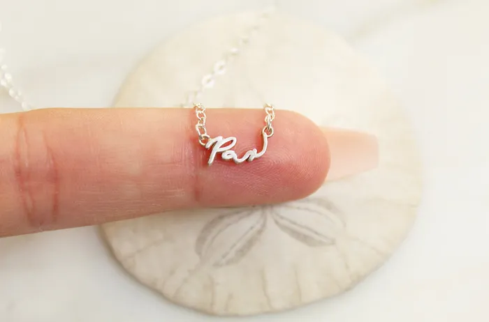 TheLittleCatholic Necklaces Pax Necklace in 925 Sterling Silver