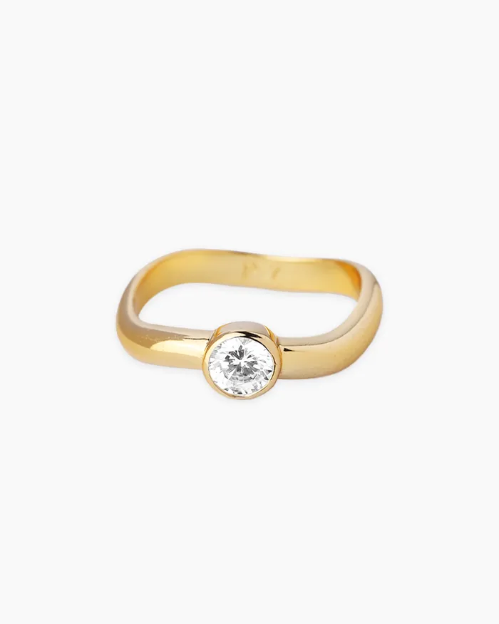 Becca Gold Ring Penny Pairs Rings