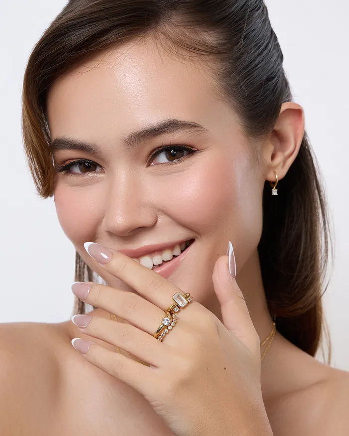 Becca Gold Ring Penny Pairs Rings Becca Gold Ring Penny Pairs Rings