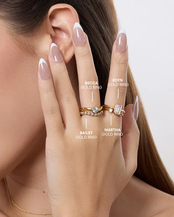 Becca Gold Ring Penny Pairs Rings Becca Gold Ring Penny Pairs Rings