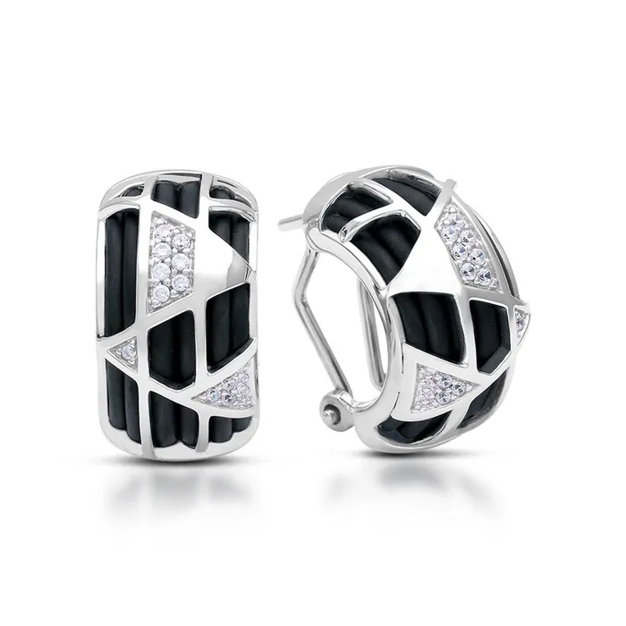 Belle Etoile Earrings Belle Etoile Trilogy Earrings Black