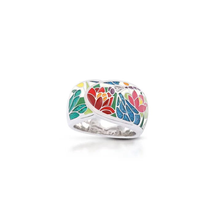 Belle Etoile Rings Belle Etoile Dragonfly Ring Ivory Blue