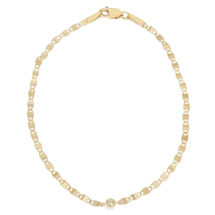 Bracelets ESQUELETO Essentials Diamond Disc Link Bracelet