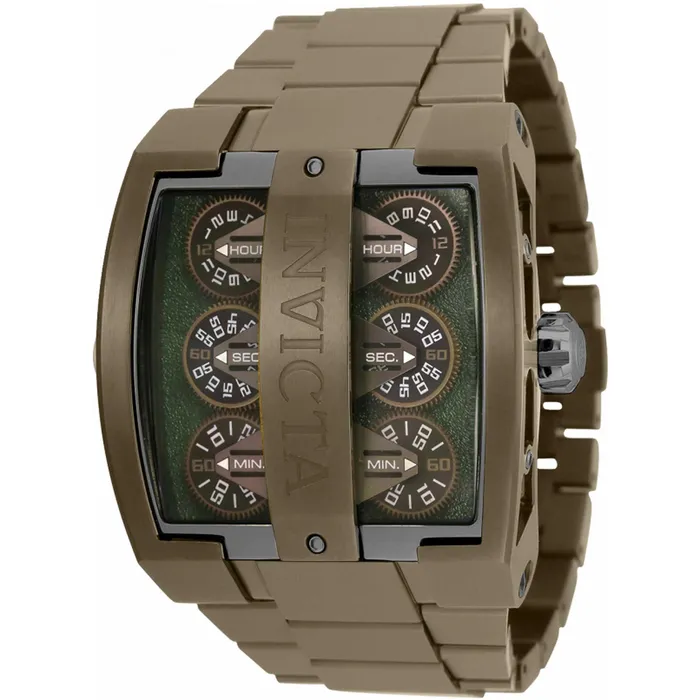 Bracelets Invicta Invicta Mens Watch Speedway Dual Time Gunmetal and Green Dial Bracelet 35462 Bracelets Invicta Invicta Mens Watch Speedway Dual Time Gunmetal and Green Dial Bracelet 35462