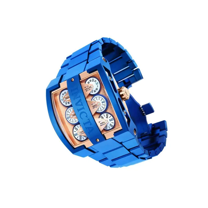 Bracelets Invicta Invicta Mens Watch Speedway Dual Time Rose Gold Tone Dial Blue Bracelet 35461 Bracelets Invicta Invicta Mens Watch Speedway Dual Time Rose Gold Tone Dial Blue Bracelet 35461