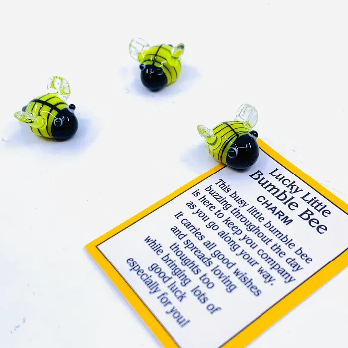 Charm Necklaces GANZ Lucky Little Bumble Bee Pocket Charm PT6