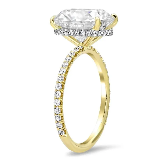 deBebians Rings Wrap Kori Moissanite Engagement Ring