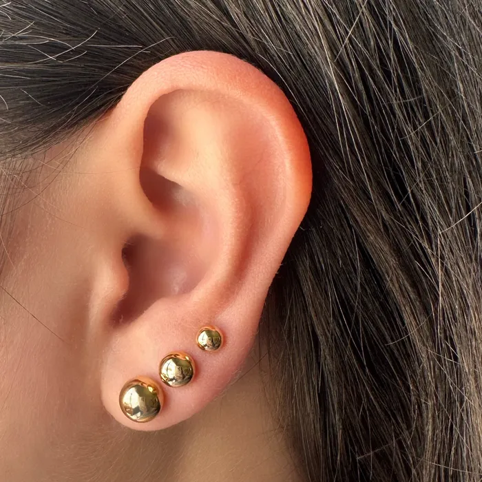 Earrings anitako LARGE BALL STUD EARRINGS Earrings anitako LARGE BALL STUD EARRINGS