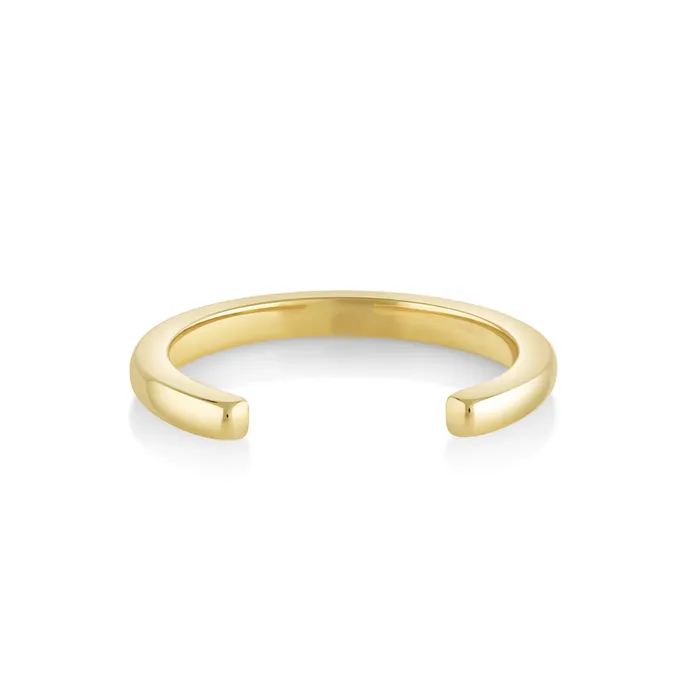 Everyday Cosmic Light Open Shank Band Marrow Fine Rings