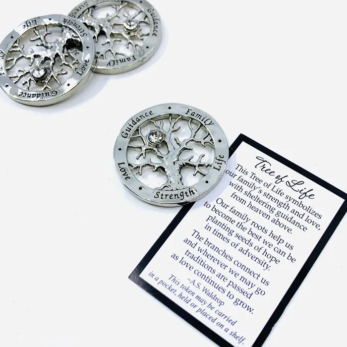 GANZ Charm Necklaces Tree of Life Pocket Charm PT46