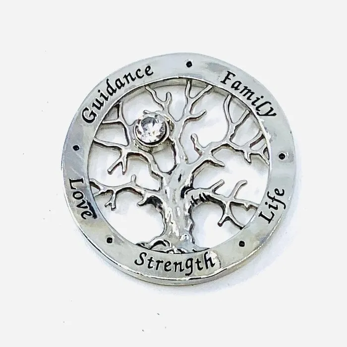 GANZ Charm Necklaces Tree of Life Pocket Charm PT46 GANZ Charm Necklaces Tree of Life Pocket Charm PT46