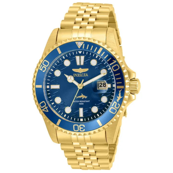 Invicta 30612 Mens Pro Diver Blue Dial Yellow Gold Bracelet Watch Invicta Bracelets Invicta 30612 Mens Pro Diver Blue Dial Yellow Gold Bracelet Watch Invicta Bracelets