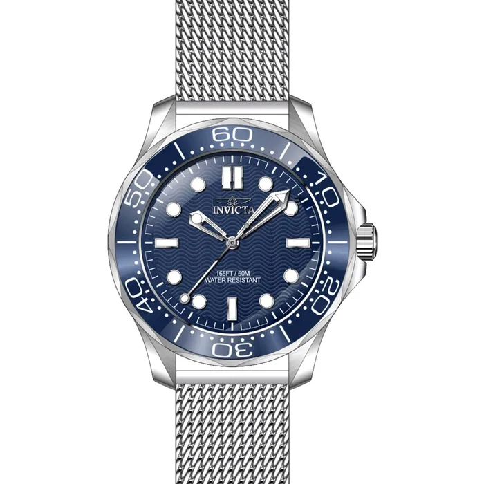 Invicta Bracelets Invicta Mens Quartz Watch Pro Diver Blue Dial Silver Tone Mesh Bracelet 45981 Invicta Bracelets Invicta Mens Quartz Watch Pro Diver Blue Dial Silver Tone Mesh Bracelet 45981