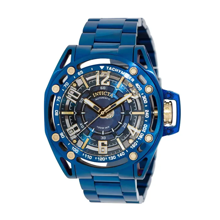 Invicta Bracelets Invicta Mens Watch S1 Rally Automatic Blue Bracelet Stainless Steel Case 39152