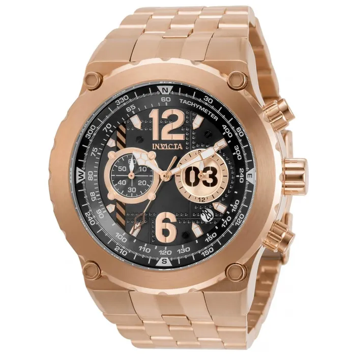 Invicta Mens Chronograph Watch Aviator Quartz Rose Gold Steel Bracelet 31593 Invicta Bracelets Invicta Mens Chronograph Watch Aviator Quartz Rose Gold Steel Bracelet 31593 Invicta Bracelets