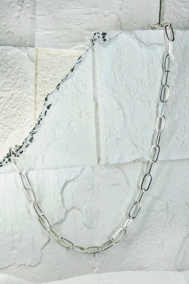 Kty Necklaces Link Chain Necklace Silver