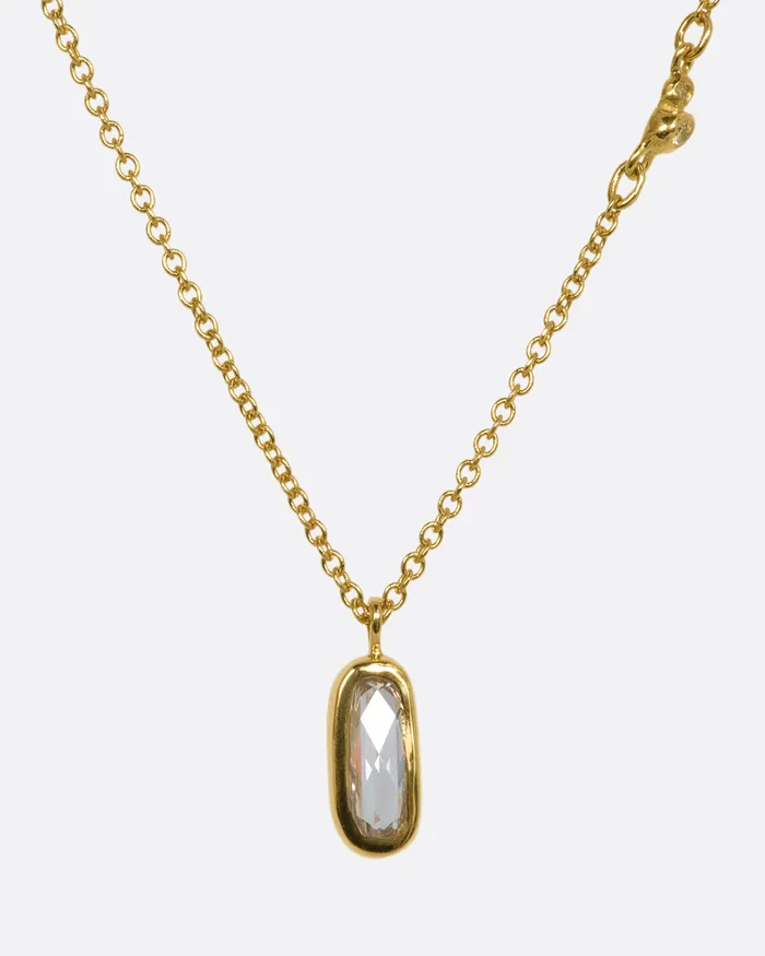 KIMBERLIN BROWN Necklaces Diamond Ellipse Necklace