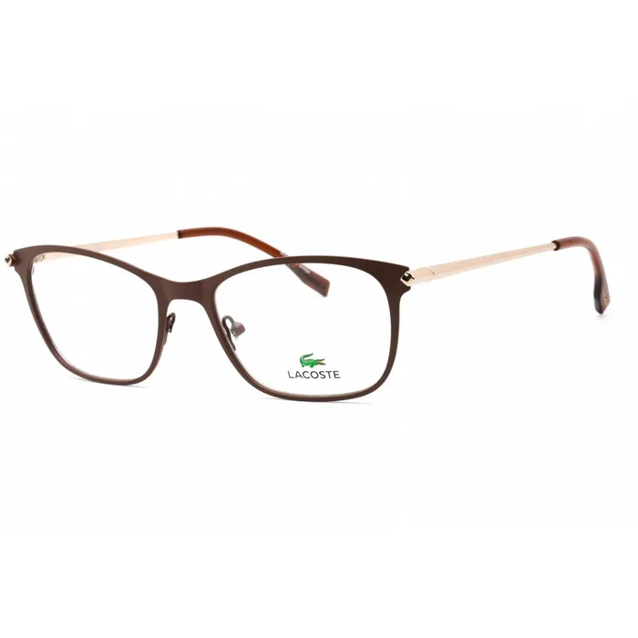 Lacoste Earrings Lacoste Womens Eyeglasses Full Rim BrownRose Gold Rectangular Frame L2276 210 Lacoste Earrings Lacoste Womens Eyeglasses Full Rim BrownRose Gold Rectangular Frame L2276 210