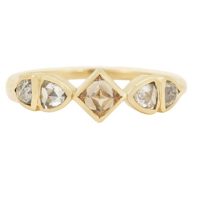 Lauren Wolf Jewelry Rings Celestial Crown Diamond Ring