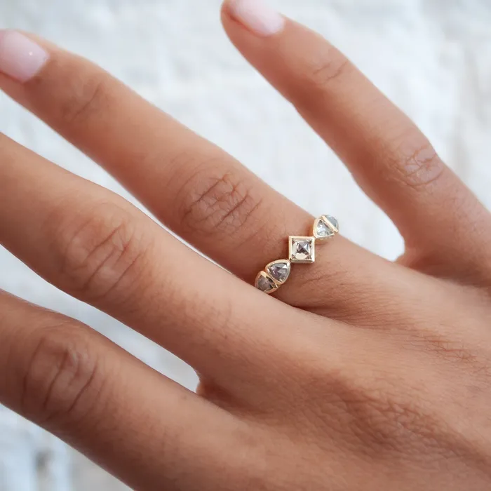 Lauren Wolf Jewelry Rings Celestial Crown Diamond Ring