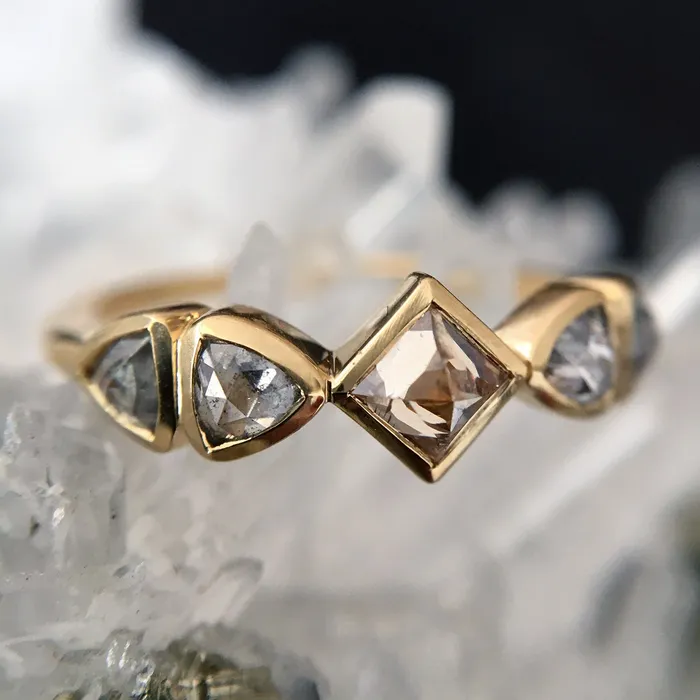 Lauren Wolf Jewelry Rings Celestial Crown Diamond Ring