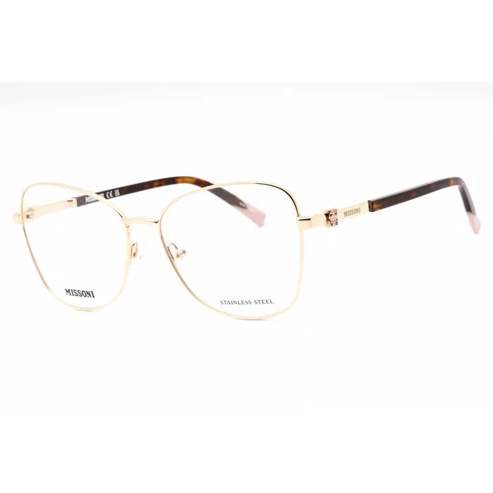 Missoni Womens Eyeglasses Rose Gold Metal Butterfly Full Rim MIS 0144 0000 00 Missoni Earrings