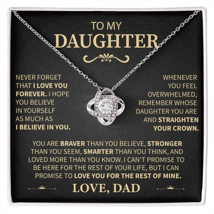 Necklaces High Demand From Dad to Daughter I Believe in You Message Card Necklace ShineOn Fulfillment Necklaces High Demand From Dad to Daughter I Believe in You Message Card Necklace ShineOn Fulfillment