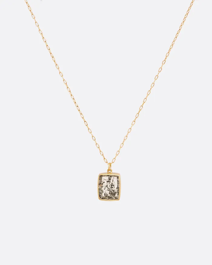Necklaces LOLA BROOKS Pyrite Included Quartz Necklace