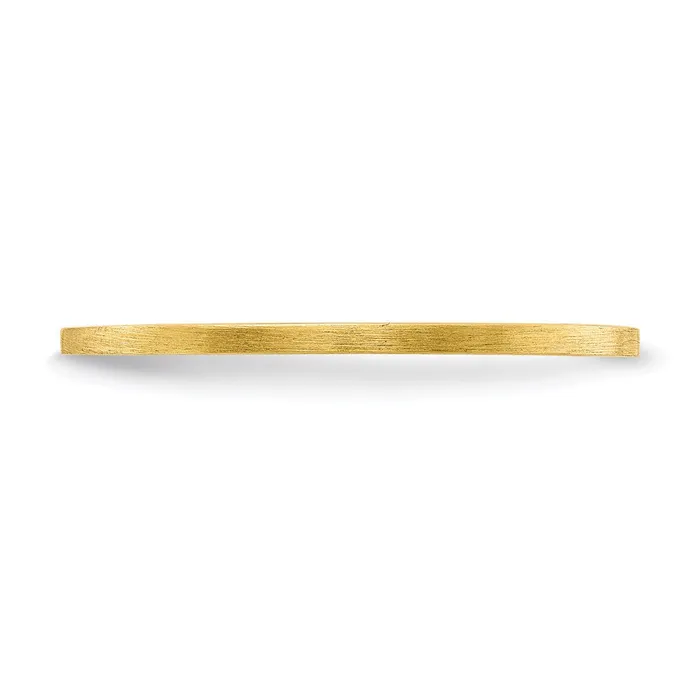 Rings 14K Gold 12mm Flat Satin Stackable Band STK23120Y Stackable Expressions Rings 14K Gold 12mm Flat Satin Stackable Band STK23120Y Stackable Expressions