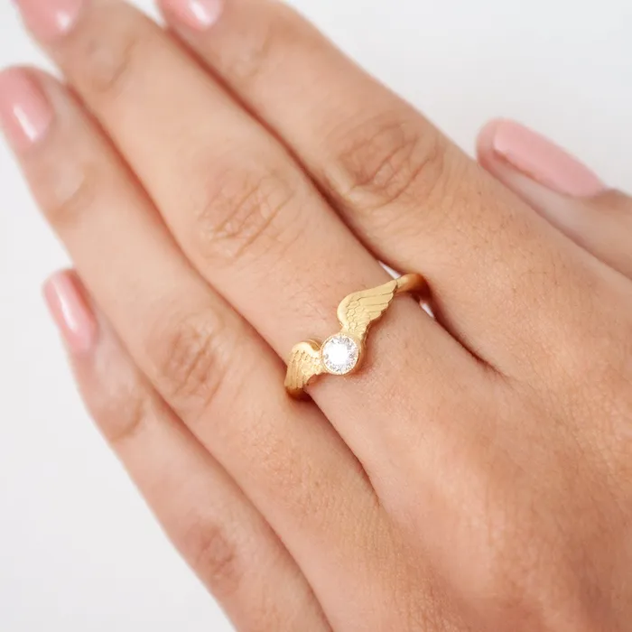 Rings Anthony Lent Flying Diamond Ring
