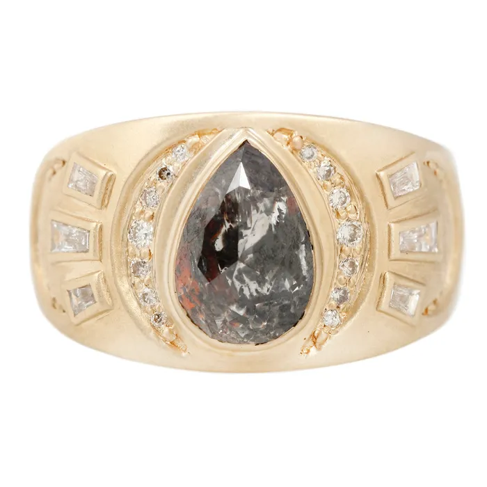 Rings Celine DAoust Diamond Deco Beam Ring