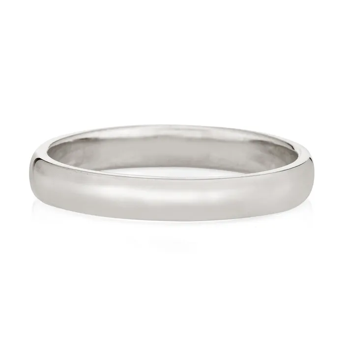 Rings Mens Smooth Band Cremation Ring in Sterling Silver closebymejewelry