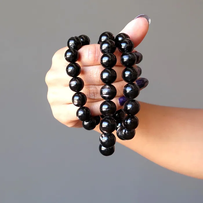 Satin Crystals Bracelets Hypersthene Bracelet Shiny Magic Occult Gem