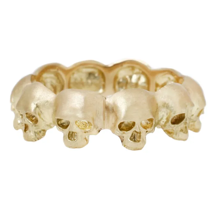 Skull Eternity Band Anthony Lent Rings
