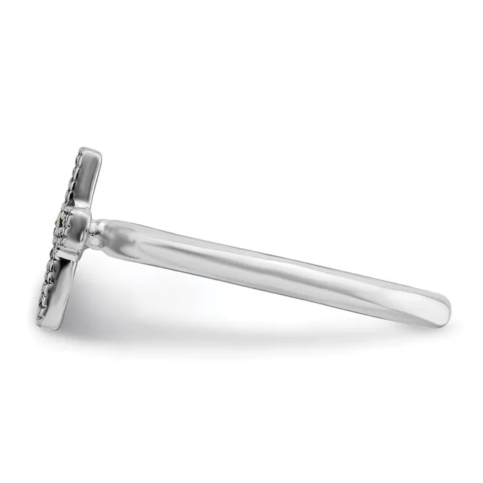 Stackable Expressions Rings Sterling Silver Stackable Expressions Marcasite Cross Ring QSK815 Stackable Expressions Rings Sterling Silver Stackable Expressions Marcasite Cross Ring QSK815