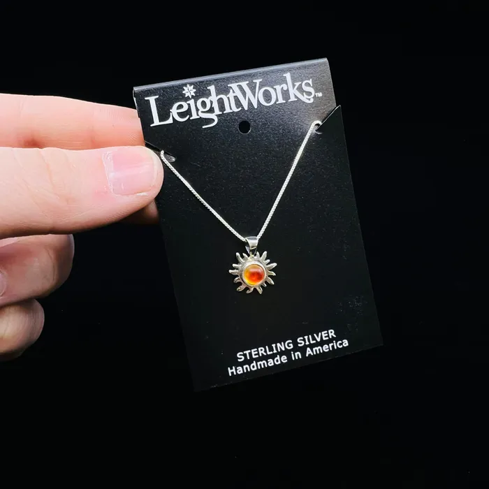 Teeny Crystal Sun Necklace Leight Works Necklaces