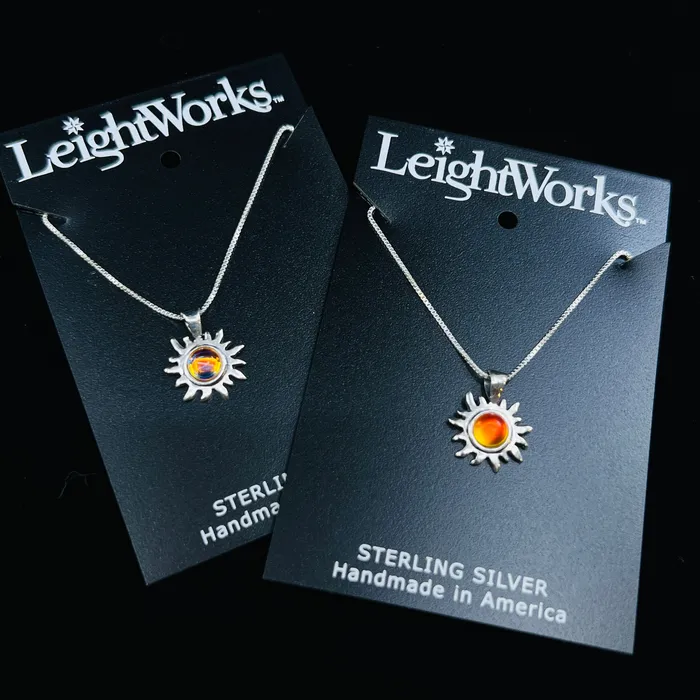 Teeny Crystal Sun Necklace Leight Works Necklaces