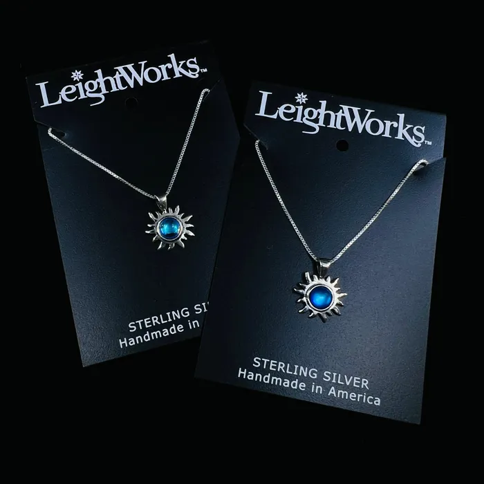 Teeny Crystal Sun Necklace Leight Works Necklaces